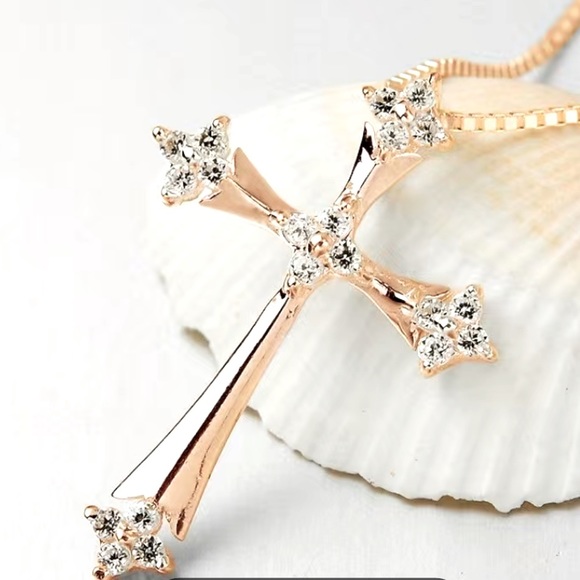 Jewelry - Cross Necklace - GOLD and SILVER Available